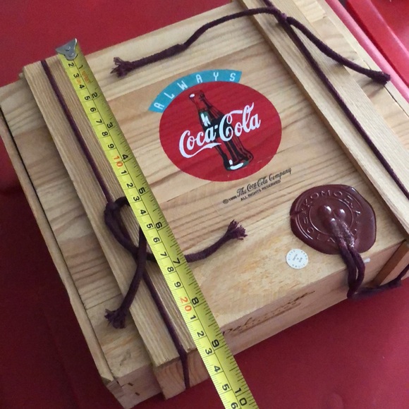 Coca-Cola Ornaments Holiday 🎁 vintage! like new! original box! 3 glass ornaments - Picture 11 of 17